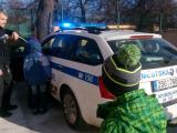 Strnci mstsk policie na besed v Sadsk