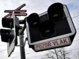 SRKA OSOBNHO VLAKU S CYKLISTOU